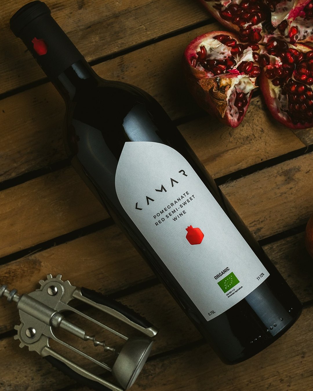 Kamar Red Semi-Sweet Pomegranate 750ml - Azorah Wines