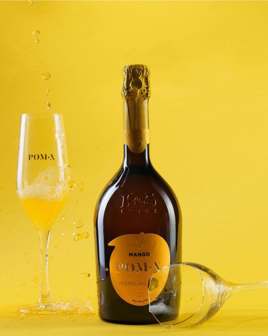 POM-X Mango Semi-Sweet Sparkling 750ml - Azorah Wines