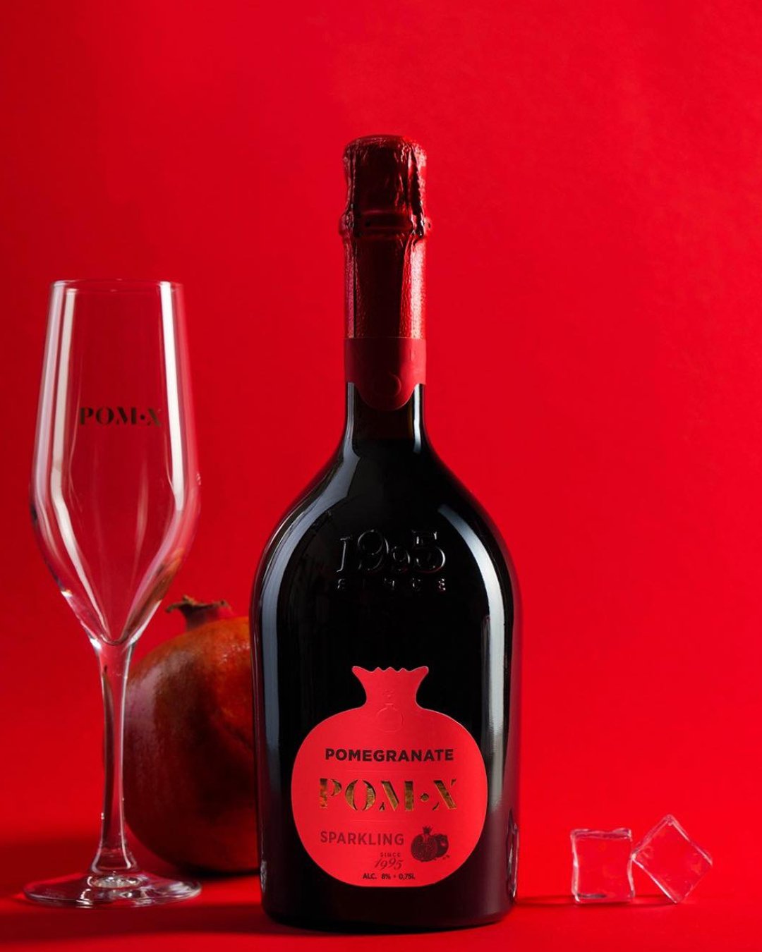 Pom-X Pomegranate Semi-Sweet Sparkling 750ml - Azorah Wines