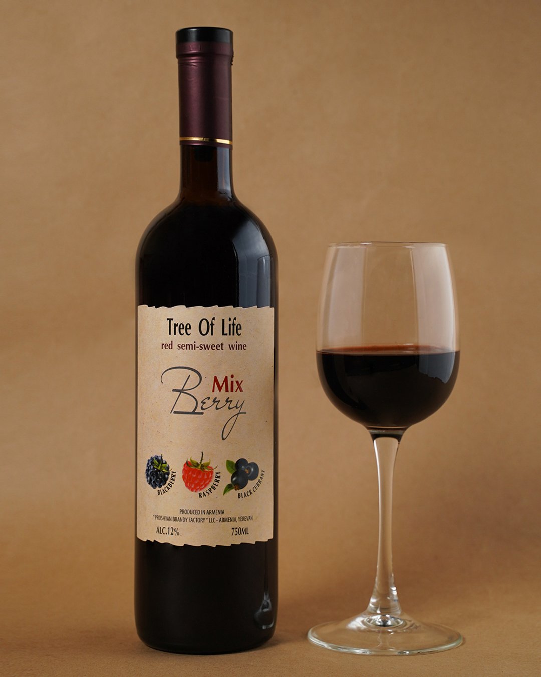 Tree of Life Mixed Berry Semi-Sweet 750ml - Azorah Wines